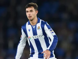 Martin Zubimendi Diragukan Tampil di Leg Kedua Kontra Manchester United