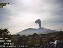 Gunung Marapi Kembali Erupsi, PVMBG Imbau Warga Waspada